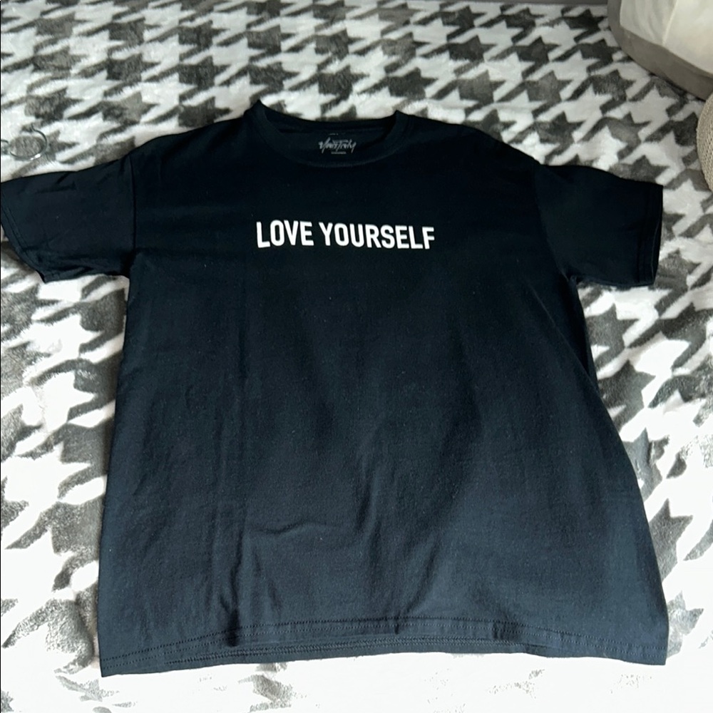 Black Kids T-Shirt - Love Yourself